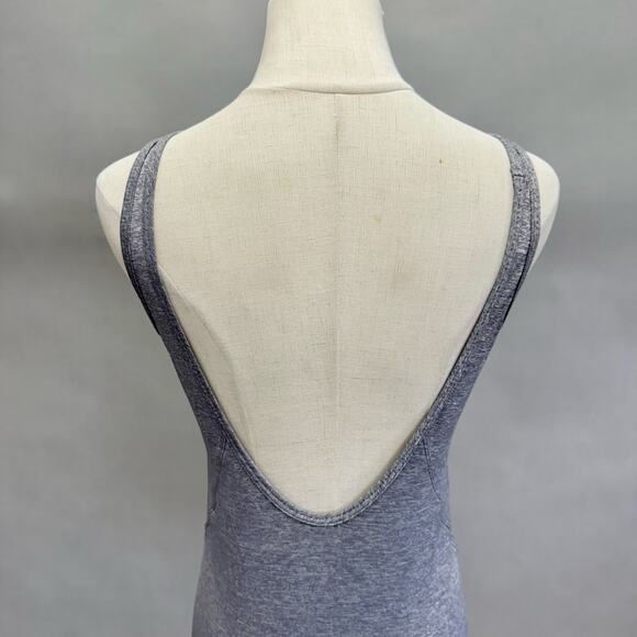 Lululemon Open Back Tank in Gray size 6 high neck yoga workout - Picture 7 of 15